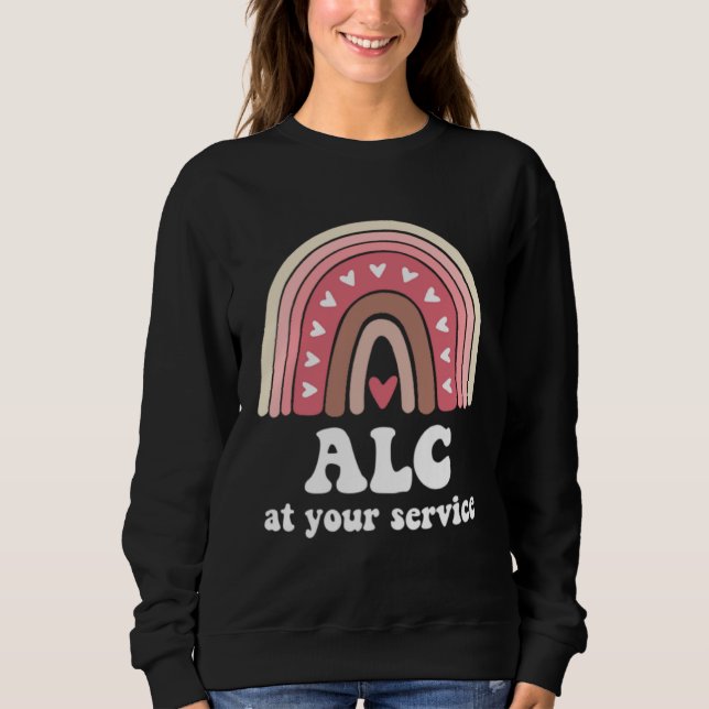 Sweatshirt ALC Associate Licensed Counselor Rainbow Therapist (Devant)
