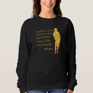 Sweatshirt Alexander Hamilton Histoire Usa Costume Ados Homme