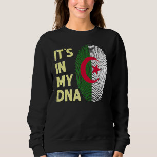 Sweatshirt Algérie Dans Mon Adna Algérie Équipe Drapeau Algér