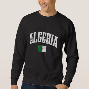 Sweatshirt Algérie Drapeau algérien Patrimoine des racines af