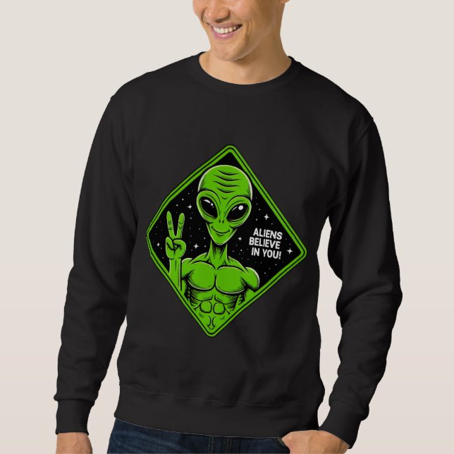 Sweatshirt Alien. (Devant)