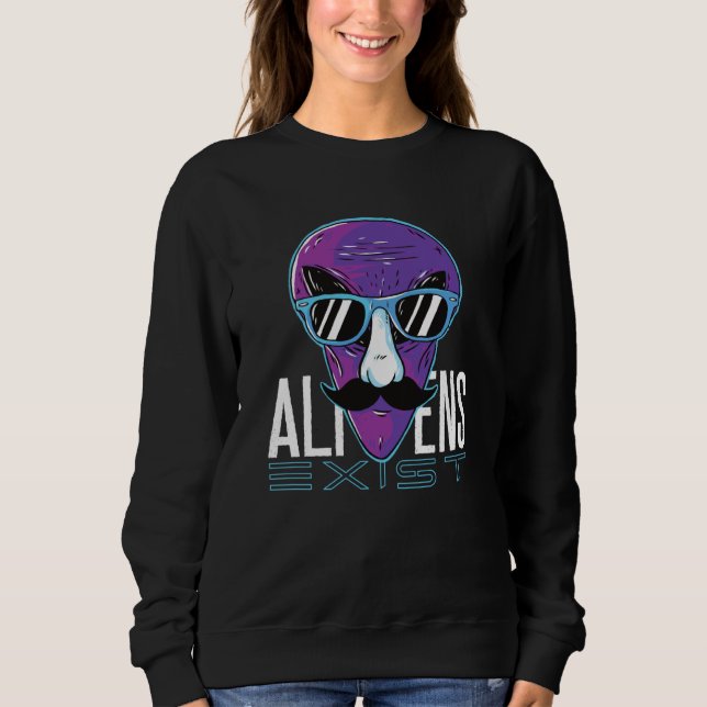 Sweatshirt Alien Area 51 UFO  Aliens (Devant)