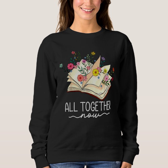 Sweatshirt All Together Now Summer Reading 2023 Library Books (Devant)