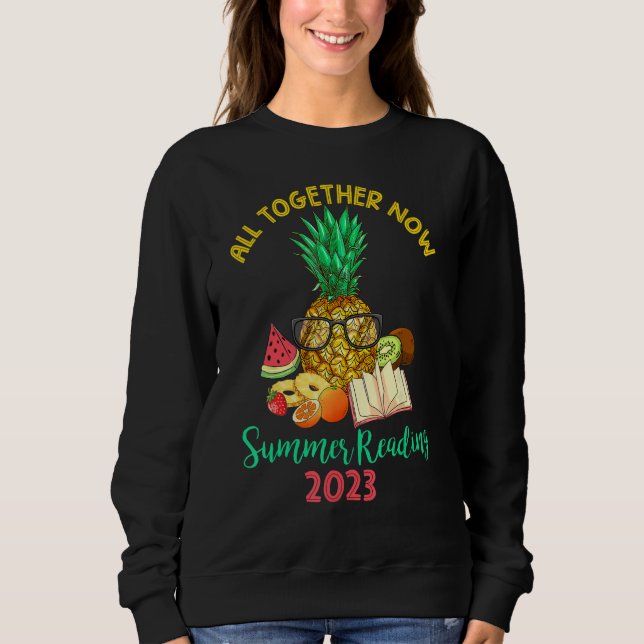 Sweatshirt All Together Now Summer Reading Program 2023 Book  (Devant)