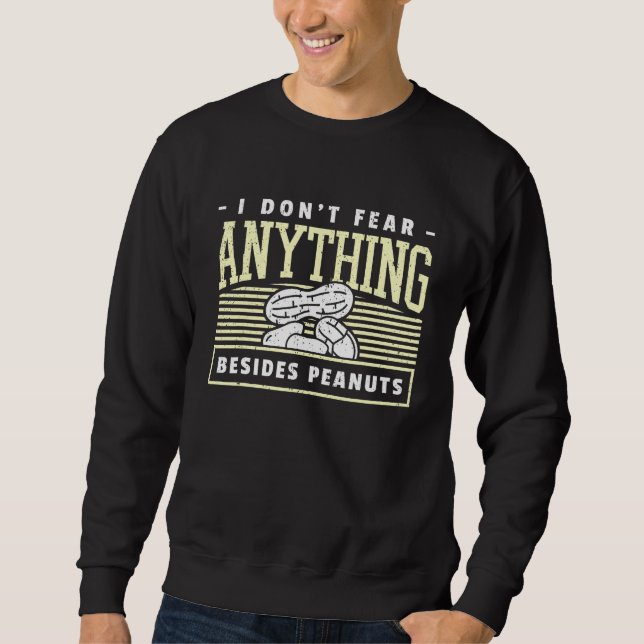 Sweatshirt Allergic To Peanuts I Peanut Allergy (Devant)