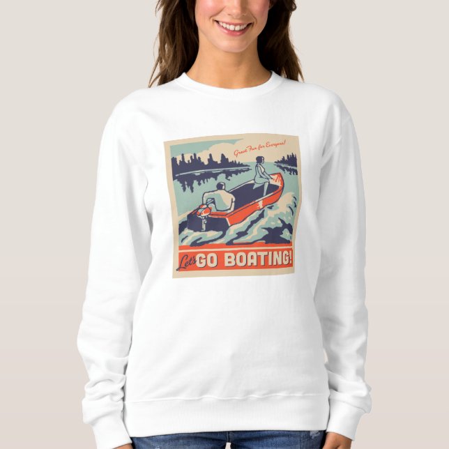 Sweatshirt Allons en bateau (Devant)
