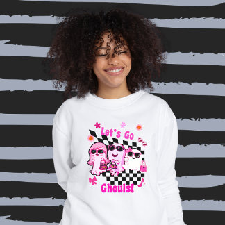 Sweatshirt Allons Gouls mignons Fantômes d’Halloween
