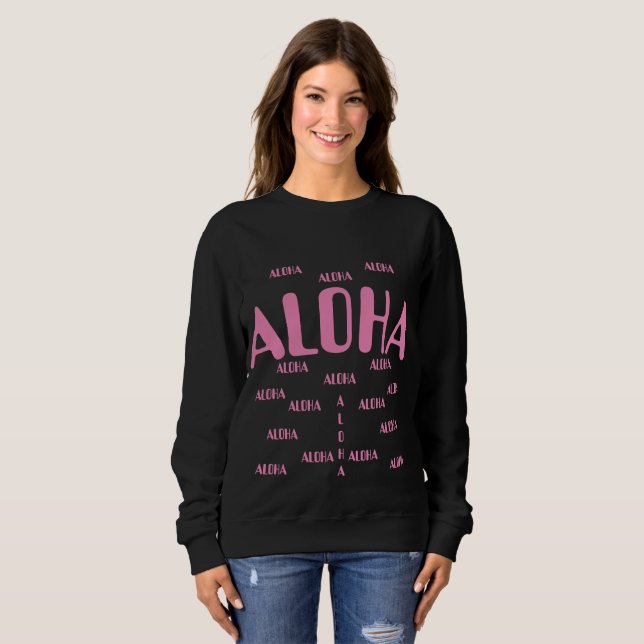 Sweatshirt Aloha (Devant entier)