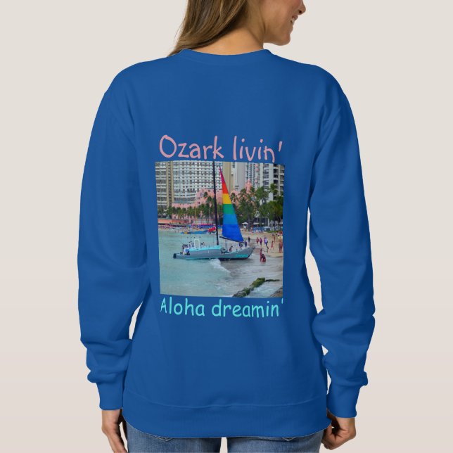 Sweatshirt Aloha Dreamin' Waikiki (Dos)