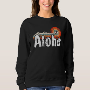 Sweatshirt Aloha Hawaii Surf Retro Sunset 38