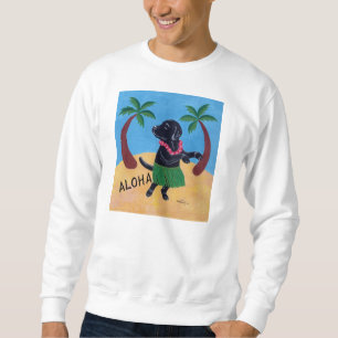Sweatshirt Aloha laboratoire noir