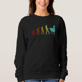 Sweatshirt Alpaca Evolution Guanaco Llama Vicuna Breeder Alpa