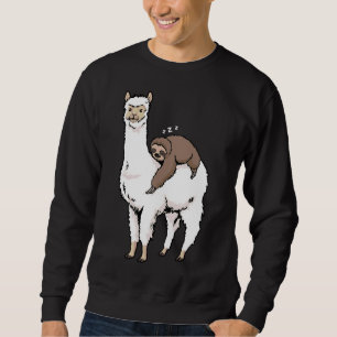 Sweatshirt Alpaca Funny Alpaca Loafers à fentes