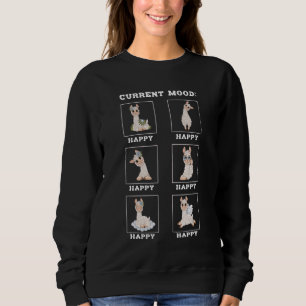 Sweatshirt Alpaca Lama fans de l'humeur actuelle toujours heu