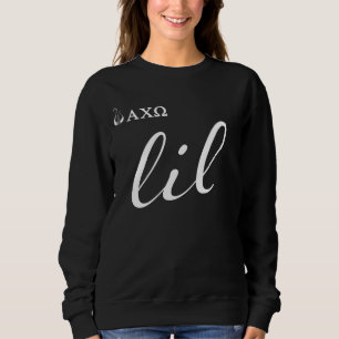 Sweatshirt Alpha Chi Omega Petit Script