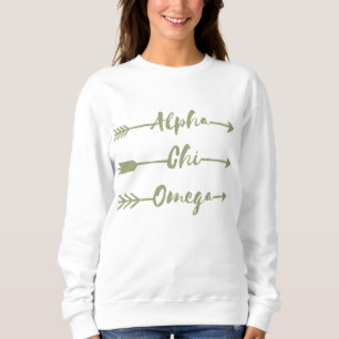 Sweatshirt Alpha flèches d'Omega de Chi