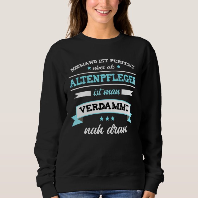 Sweatshirt Altenpflegerin Carer Soins à domicile (Devant)