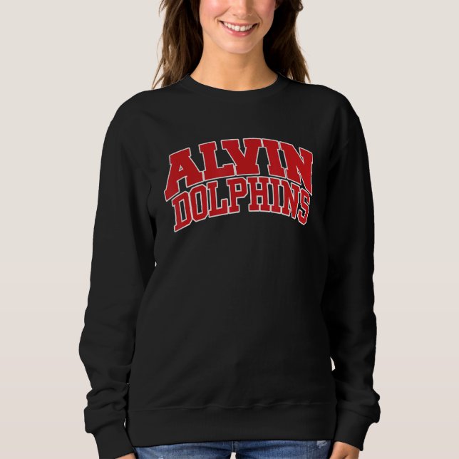 Sweatshirt Alvin Community College Dolphins 01 (Devant)