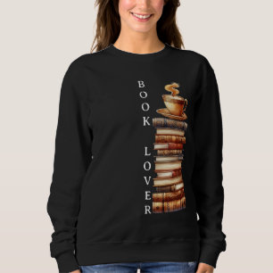 Sweatshirt Amateur de livres pile de livres