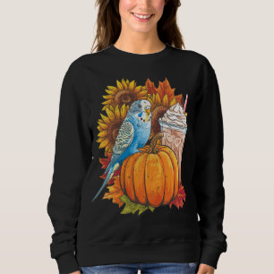 Sweatshirt Amateurs de Budgie Perroquet Latte Épice de Citrou