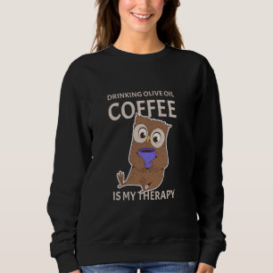 Sweatshirt Amateurs de café à l'huile d'olive Café du matin C