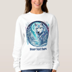 Sweatshirt Amateurs de loups de mer personnalisable Loup d'hi