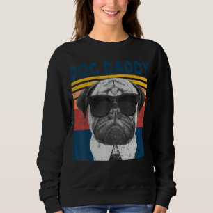 Sweatshirt Amateurs vintages de animal de compagnie Chien Dad