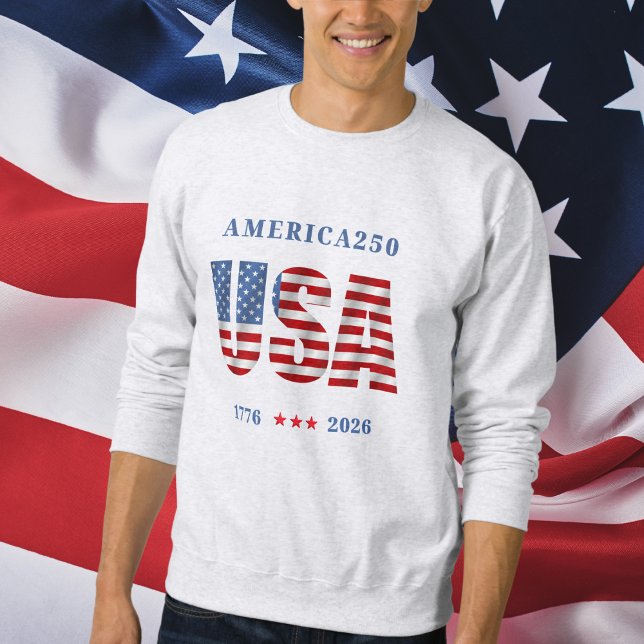 Sweatshirt AMERICA250 1776-2026 Celebration Mens (AMERICA250 1776-2026 Celebration Men's Sweatshirt)