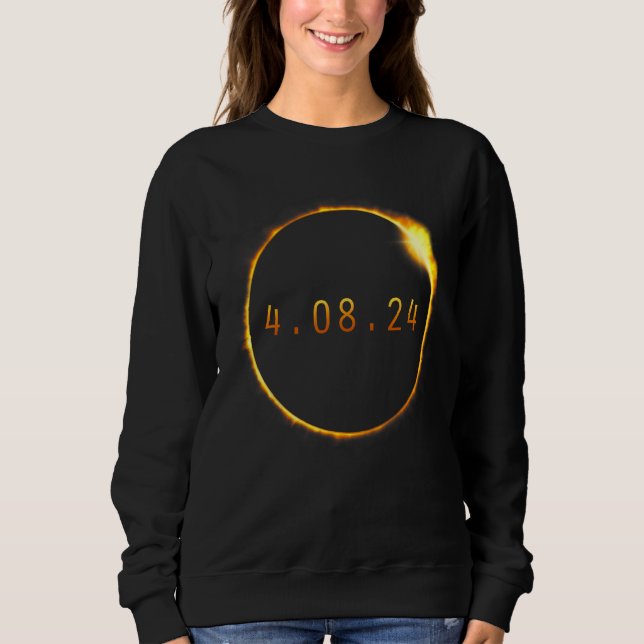 Sweatshirt America Totality Spring 4 08 24 Total Solar Eclips (Devant)