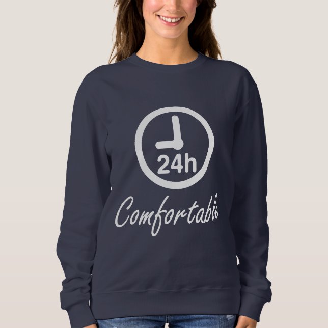 Sweatshirt américain confortable de raglan (Devant)