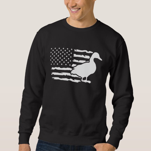 Sweatshirt Américain Fier Canard (Devant)
