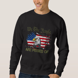 Sweatshirt American Flag Bald Eagle Nous, Les Gens, Nous Somm