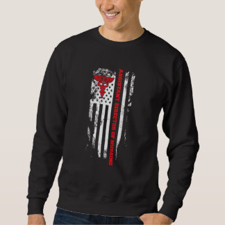 Sweatshirt American Flag Directeur adjoint des infirmières et