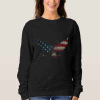 American Flag Eagle for Men Women Kids pour la 4e 