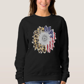 Sweatshirt American Flag Firework Directeur américain