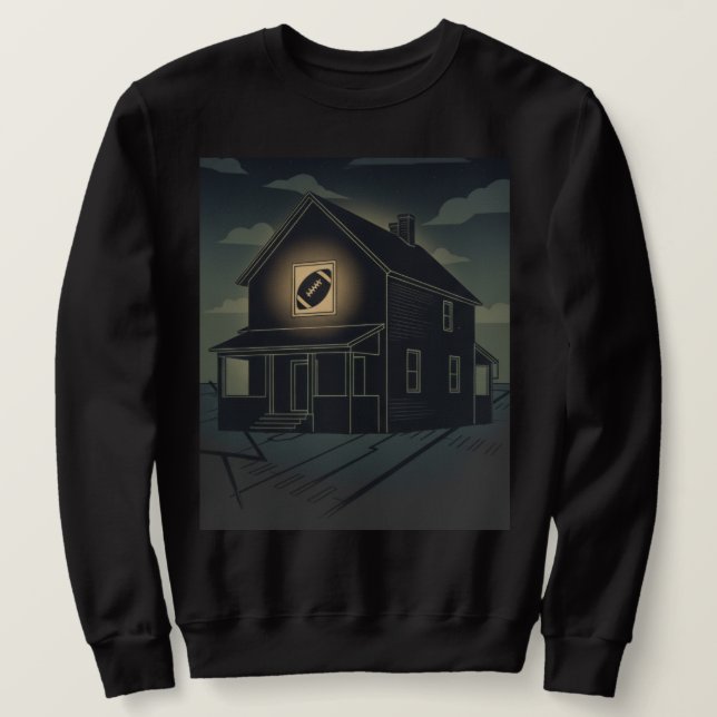SWEATSHIRT AMERICAN FOOTBALL EMO BAND INSPIRED MINIMALIST  (Design devant)
