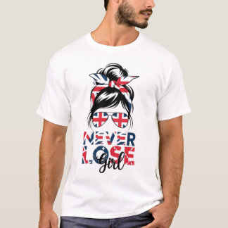 Sweatshirt American Mama NIE TRUMP American Flag T-Shirt