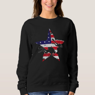 Sweatshirt American Scuba Diver Aquaholic Freediving Marine L