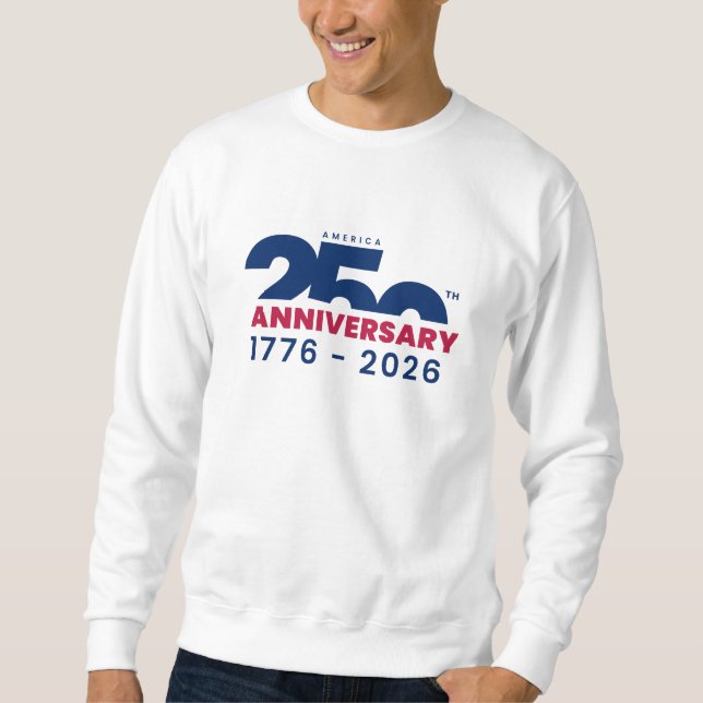 Sweatshirt America's 250th anniversary (Devant)
