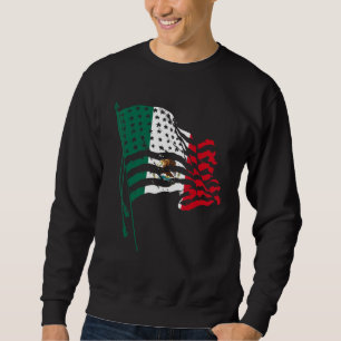 Sweatshirt Amérique Mexique Drapeau Mexicain Racines Américai
