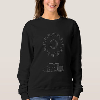 Sweatshirt Ameublement de coupe mécanique industrielle