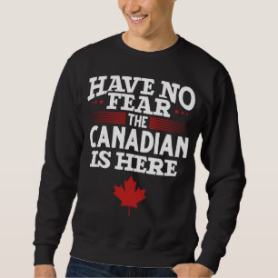 Sweatshirt Ami canadien amusant Plaisanterie