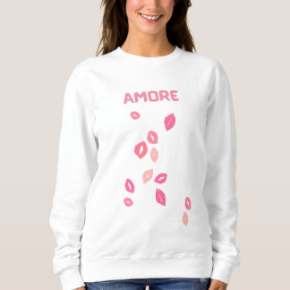 Sweatshirt Amore Lip Print
