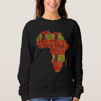 Sweatshirt Amour Afrique Terre Africaine Carte Fierté Mois Hi
