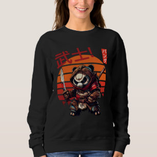 Sweatshirt Amour de garçons Samouraï Rétro Panda