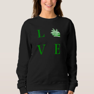 Sweatshirt Amour de la lecture – Illustration typographique p