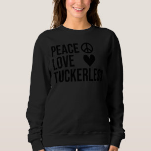 Sweatshirt Amour de paix sans crémaillère sans crémaillère sa