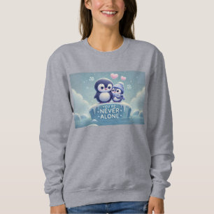 Sweatshirt Amour des pingouins d'hiver