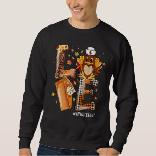Sweatshirt AMOUR Dinde Pèlerin Tarte au potiron Technicien Ra
