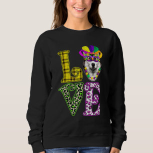 Sweatshirt Amour drôle Mardi Gras Sibérien Husky Chien Papa C